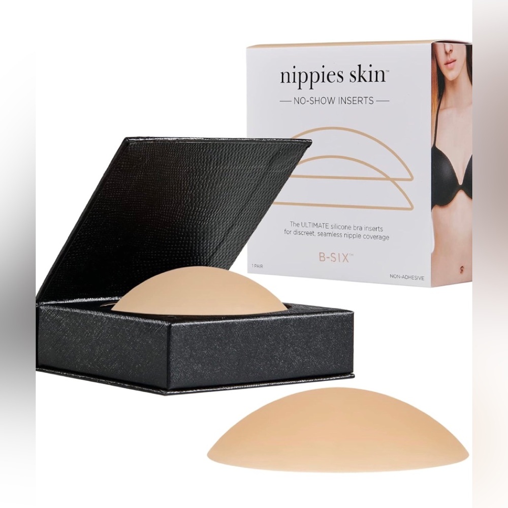 Nippies Skin - B-SIX - Non-Adhesive Nipple Cover - Size D - NIB/NWT